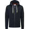 Charles Wilson Felpa Original da Uomo con Cappuccio in Misto Cotone con Zip (Small, Graphite (0819))