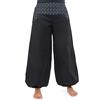Fantazia - Pantaloni balloon da donna in cotone spesso Lellah, taglie dalla S alla XXXL - 100% cotone - nero - Baba Cool Roots - Confortevole e originale - Creato in Francia, fabbricazione etica dal 2004 Nero XXL