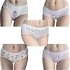 SINMIUANIME Mutandine da Donna in Cotone Traspirante Slip Cosplay Stampa Anime Intimo Carino Confezione da 5, 3142, Taglia Unica