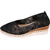 Vhersily Espadrillas Donna Mocassini Slip On Ballerine Scarpe Piatte Platform Traforate Pizzo Traspiranti Estive Comode Elastiche Leggere Suola Gomma Antiscivolo Morbide da Spiaggia Traspirante