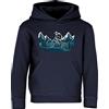 Baddery Bicicletta Felpa Cappuccio Bambini - MTB Mountainbike & Downhill | Felpe con cappuccio per ragazzi e ragazze