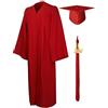 GraduationMall 2026 Toga Laurea Toga e Tocco Cappello Laurea Uomo Donna Nappa Cerimonia Universitaria Unisex Costume Carnevale
