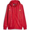 PUMA Giacca felpata HDD Scuderia Ferrari Race S Rosso Corsa Red