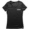 lepni.me Maglietta Donna Uniforme di Sicurezza Personale per Eventi Abbigliamento da Lavoro del Bar del Partito per la Guardia del Corpo (M Nero Bianco)