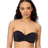 YSABEL MORA Top Bikini Bandeau con Ferretto E Imbottitura, Spalline Removibili Annodate al Collo, Opzione Senza Spalline, Collezione Beach