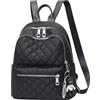Amexo Zaino Donna in Nylon - Casual Piccolo Antifurto per Scuola, Viaggio, Lavoro, Shopping