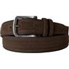Bymee Live as you like BYMEE Cintura Uomo in Tela e Camoscio, Larghezza 3,5 cm, Fibbia Nichel Free, Made in Italy - Elegante, Resistente e adatta ad ogni occasione