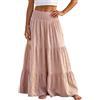 Surttan Gonne in Cotone e Lino Donna Elegante a Vita Alta Gonna Lunga Estiva Casual