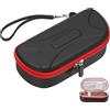 LUOKE Custodia rigida da trasporto per Ray-Ban Meta Wayfarer/Skyler/Headliner scatola di ricarica con accessori RayBan Smart Glasses, nero, Medium