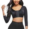 EXKURPOO Body Modellante Reggiseno push-up for donne, modellante for braccia post-operatorio, maniche a compressione, dimagrimento del braccio(Black,M)