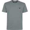 BE BOARD T-Shirt Uomo Mezza Manica Modello 908 Girocollo, Maglia in Cotone, Anche in Taglie Calibrate Forti e Vari Colori, vestibilità Comoda. Grigio Chiaro 6XL