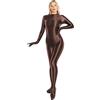 SOFSOT Bodysuit Completo Lucido da Donna Costume da Bagno a Pezzo Unico Con Cerniera Posteriore Lucido