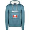 Canadian Peak Galapagos Men - Sweat Homme Capuche Poche Kangourou - Vêtement Sweatshirt Hoody Chaud Manches Longues - Pull Hommes Printemps Ete Automne Hiver (Petrole S)