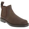 Roamers, stivaletti invernali, da uomo, Chelsea Dealer, in cuoio marrone cerato, Marrone (Browns), 46.5 EU