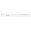 Aristo College AR23030 - Righello trasparente con bordo e sfaccettatura, 30 cm