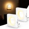Swoieltr Luce Notturna Bambini da Presa con Sensore Crepuscolare 2700K 2 Pezzi