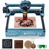 SCULPFUN Mini incisore laser C1, 3 W, portatile, con punto ultra fine da 0,04 mm, ideale per principianti fai da te, compensato, pelle, carta kraft, ardesia, area di incisione 150 x 130 mm