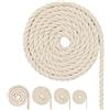FORBELL Corda di cotone macramè, molte misure, corda di cotone per lavori fai da te, regali (8 mm (5 m)
