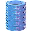 Fam Fun - 5 Ricariche Profumate Compatibili con Mangiapannolini Maialino Foppapedretti Angelcare - Extra Lunghe Contengono più di 1600 Pannolini (Durata Stimata 6 Mesi)