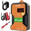 mtchavno Recinto Elettrico per Animali a 12V con Display a LED, portata 15 km, 2 Joule elettrificatore per recinto elettrico 12KV per la protezione di mucche, pecore, giardini, pascoli Centralina di controllo