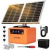 mtchavno 48 KM Elettrificatore Recinto Elettrico Solare, 6-12 kV, 0,3-1,5 J