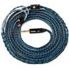 keephifi Cavo cuffie IEM Cavo 2 pin 2 metri kbear st16 plus 16 Core 5n OCC Cavo di prolunga per cuffie intrecciato placcato argentoSpina da 3,5 mm per KZ ZST/EDX/ZS10/AS10 (3,5 mm 2 pin)