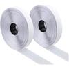 Anstore feltro adesivo, 5 m x 20 mm, extra forte, 2 cm di larghezza, 5 m di lunghezza, colore bianco, per zanzare, cuscino da divano