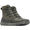 Sorel Explorer Next - Stivale impermeabile da uomo, casual, invernale, Griglia a X Cava Grigia, 42 EU