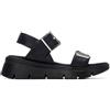 REFRESH - Sandali Donna Nero - Scarpe comode e versatili - Moda casual - Modello 17516102 (Misurare 37)