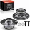 Frankberg 2 x mozzo ruota set cuscinetto asse posteriore compatibile con Golf VI 5K1 2008-2013 Golf VII 5G1 BE1 2012-2020 A3 8P7 2008-2013 A3 Sportback 8PA 2004-2013# 1K0598611