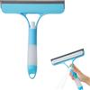 BelleFlair tergivetro con spray integrato e spazzola, tergivetri multifunzionale con funzione spray, raschietto per vetri multiuso per finestre, auto, doccia