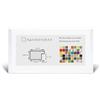 RahmenMax® Morena - Cornice portafoto in legno, 20 x 50 cm, da appendere/cornice, su misura, in MDF, colore bianco opaco, con vetro acrilico trasparente da 1 mm