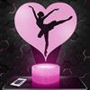 Lampephoto.fr - Lampada 3D Danzatrice Cuore, Decorazione Camera da Letto Ragazza Lampada 3D danzatrice Cuore oggetto Soldato Del Fuoco 18 Idea Regaloluce Notturna Decorazione, Idea Regalo Natale TOP