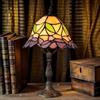 Bidesen Home Supplies Vetro Colorato, Fatto A Mano Tiffany Vintage Comodino Lampade Per Soggiorno, Camera Da Letto E Salone, Paralume 20,3 Cm