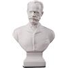 danila-souvenirs busto statua scultura in marmo del compositore russo Pyotr Ciajkovskij / Pëtr Čajkovskij 12 cm
