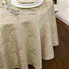 Romanstile Tovaglia Rotonda Antimacchia 180 cm Diametro Primaverile Jacquard Elegante Tovaglie Beige idrorepellente da Esterno Perfetta per la Grande Tavola Festiva per Pasqua,Campagna 6-8 posti