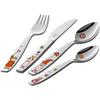 Zwilling 07136-210-0 Emilie - Posate per bambini, 4 pezzi, in acciaio INOX 18/10, lucidato