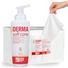 Derma Health - Morbido Panno Monouso Polifunzionale in Viscosa e Poliestere - Salviette Multiuso per la delicata igiene di pelli sensibili ed arrossate di anziani, bambini - 30x40cm (200 pz + Foamer)