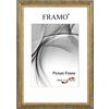 FRAMO Cornice foto barocco 20 x 30 cm in legno massello | Turchese Dorato | Colore/dimensione selezionabile | Cornice antica d'epoca retrò N°060