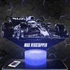 Lampephoto.fr - Lampada 3D Formula 1 M. Verstappen Luce Notturna Tattile Formula 1 M. Verstappen Illusione 3D Led, Idea Regalo di Natale per Ragazzi e Ragazze Lampada da Notte TOP