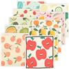 KEGAJEGA 10 strofinacci svedesi biodegradabili, 19,5 x 17 cm, in spugna, lavabili, super assorbenti, riutilizzabili, per cucina, bagno, elettrodomestici, vetro (frutta 1)
