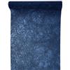Santex Runner da tavolo in fibra di seta, 5 m di lunghezza, 30 cm di larghezza, blu reale, blu scuro
