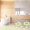 HomeDejavu 24 Pcs Adesivi Antiscivolo Adesivi da Bagno Antiscivolo Impermeabili Adesivo Luminoso a Forma di Fiore Adesivi Vasca da Bagno con Autoadesiva per Vasca Scale e Altre Superfici Scivolose