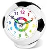 Juboos Sveglia da Comodino Piccola con Luce Notturna,Orologio Analogico Silenzioso,Sveglia da Viaggio con Allarme Graduale, per Camera, Ufficio (Bianco e nero)