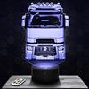 Lampephoto.fr - Lampada 3D Camion Truck R. Luce Notturna Tattile Camion Truck, Illusione 3D Led, Idea Regalo di Natale per Ragazzi e Ragazze Lampada da Comodino per Bambini o Adulti TOP