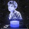 Lampephoto.fr - Lampada V Luce Notturna 3D Kpop, Pop Coreano | Prodotto in Francia, base a scelta, luminosità regolabile, batteria/USB, regalo per ragazze e fan del K-pop