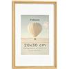 Feihorrm Cornice portafoto 20 x 30 cm, in legno massello di quercia con vetro temperato, 30 x 20 cm, per foto da 20 x 30 cm senza passepartout o foto da 15 x 20 cm con passepartout, orizzontale e