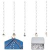 NBEADS 5 pz Catene per Maglieria per Gatti e Tazze, 0-9 numero di Perline Catenelle Contatore di File Accessori per Conteggio di File con Anello di Collegamento In Ferro per Cucire Maglieria