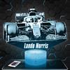 Lampephoto.fr - Lampada 3D Formula 1 F1 - L. Norris, Luce Notturna Tattile Formula 1 F1 - L. Norris, Illusione 3D Led, Idea Regalo di Natale per Ragazzi e Ragazze Lampada da Comodino TOP