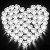 VEEKAY 120 Pezzi Mini Lampada a LED, Palloncini Luci, Rotondo Lanterne di Carta, Colorate per Matrimonio Compleanno Halloween Festa di Natale Capodanno Decorazione
